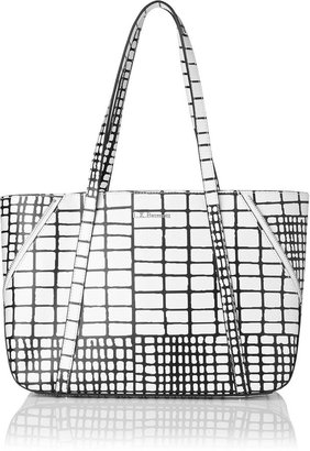 LK Bennett Kiki Printed Leather Small Winged Tote