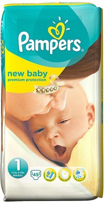 Pampers New Baby Economy Pack Newborn 45's