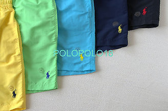 Polo Ralph Lauren New Pony Swim Trunks Suit Multi Sizes