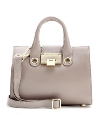 Jimmy Choo Riley Small Leather And Suede Tote