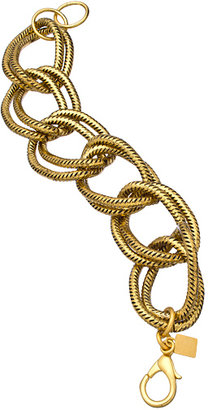 John Wind Maximal Art Maximal Art Large Gold Chain Link Bracelet