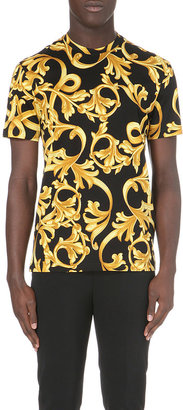 Versace Baroque Cotton-Jersey T-Shirt - for Men