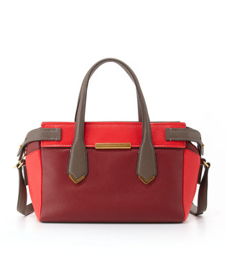 Marc by Marc Jacobs Hail to the Queen Liz Colorblock Satchel Bag, Red Multi