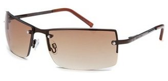 Kenneth Cole Reaction Men's Rectangle Brown Sunglasses