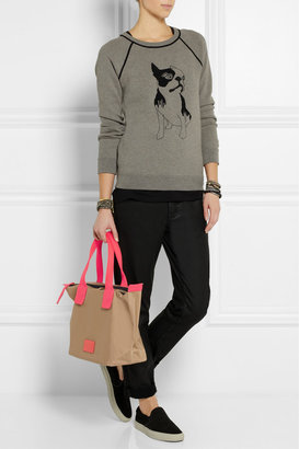 Marc by Marc Jacobs Leather-trimmed canvas tote
