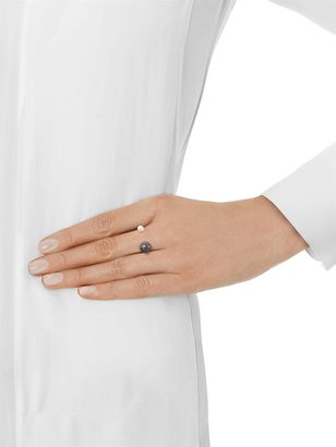 Delfina Delettrez Black-diamond, pearl & white-gold ring