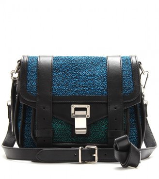 Proenza Schouler PS1 POUCH TWEED AND LEATHER SHOULDER BAG