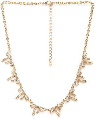 Forever 21 Delicate Bow Charm Necklace