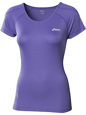 Asics Short Sleeve Running T-Shirt, Purple