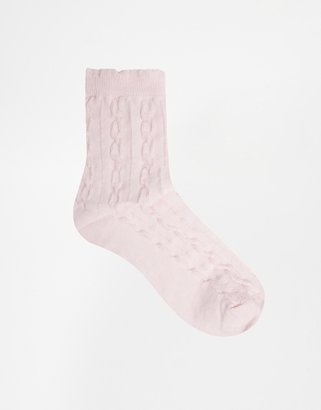 ASOS Cable Ankle Socks