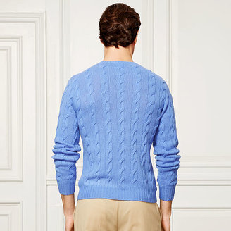 Ralph Lauren Cable-Knit Cashmere Sweater
