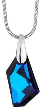 Jon Richard Crystal bermuda blue pendant necklace made with Swarovski Elements