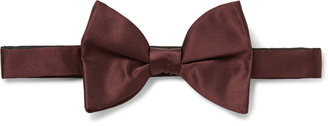 Lanvin New Alber Silk-Satin Bow Tie