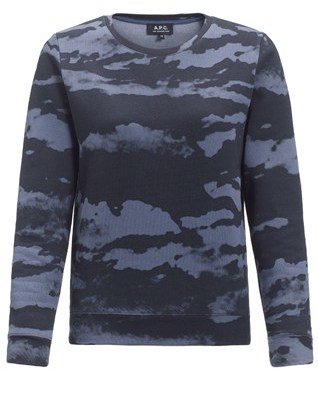 A.P.C. Blue Basique Sweatshirt