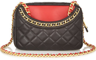 Moschino Jacket quilted leather shoulder bag