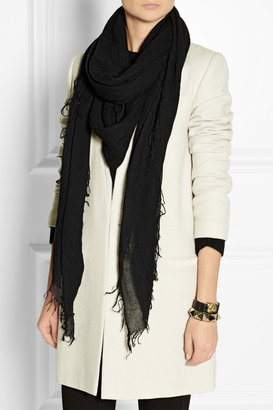 Chan Luu Cashmere and silk-blend scarf