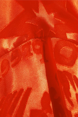 Preen by Thornton Bregazzi Naboo cutout devoré-satin dress