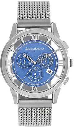 Tommy Bahama Watch, Men's Swiss Chronograph Stainless Steel Mesh Bracelet 42mm TB3047