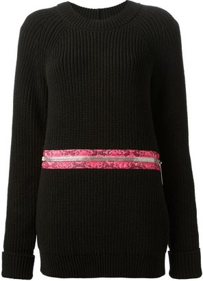 Christopher Kane zip detail sweater