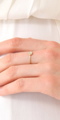 Jennifer Meyer 18k Gold Circle Diamond Ring