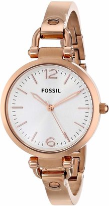 Fossil Women's ES3110 Georgia Stainless Steel Bangle Watch
