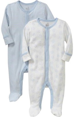 Old Navy Little Bundles Footed One-Piece 2-Packs for Baby
