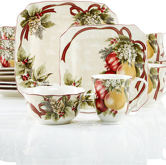 222 Fifth Holiday Yuletide Celebration Dinnerware Collection