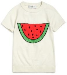 Milly Minis Girl's Watermelon Sweater Tee