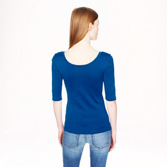 J.Crew Perfect-fit ballet button tee