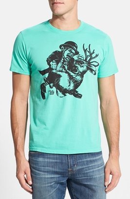 Ames Bros 'Leprechaun Vs. Jackalope' Graphic T-Shirt
