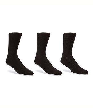 Roundtree & Yorke Gold Label Textured Dress Socks 3-Pack