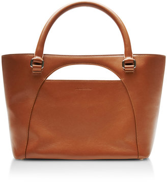 J.W.Anderson Medium Moon Leather Tote in Tan