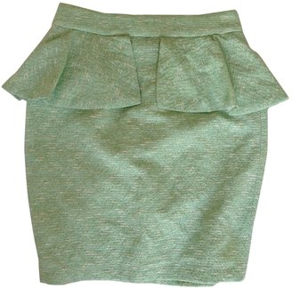 Green Cotton ZARA Skirt