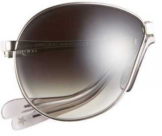 Jimmy Choo 64mm Metal Aviator Sunglasses