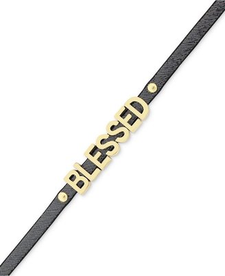 BCBGeneration Gold-Tone Blessed Affirmation Bracelet