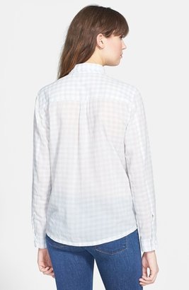 Caslon Long Sleeve Cotton Blend Shirt (Regular & Petite)