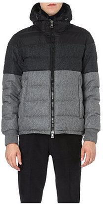 Moncler Harvey colourblocked quilted jacket