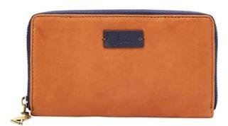 Joules Fairford Womens Leather Long Purse - French Navy