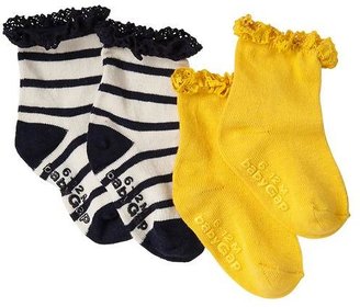 Gap Crochet-trim socks (2-pack)