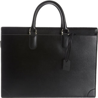 Barneys New York Two Compartment Briefcase