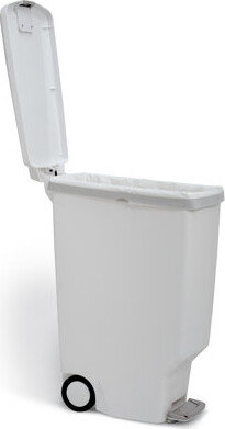 Simplehuman 40 Liter / 10.6 Gallon Slim Kitchen Step Trash Can with Secure Slide Lock, Plastic