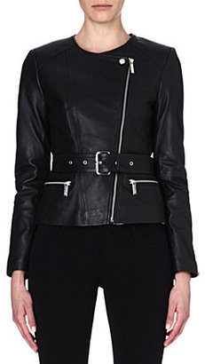 MICHAEL Michael Kors Leather belted jacket
