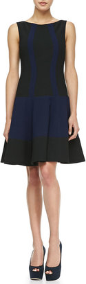 Nanette Lepore Get Around Colorblock Sleeveless Dress, Navy/Black