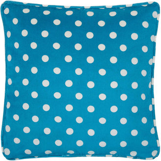 Cath Kidston Spot Velvet Cushion with Piping