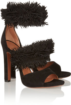 Alaia Fringed suede sandals