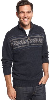 Tricots St. Raphael Snowflake Sherpa-Collar Sweater