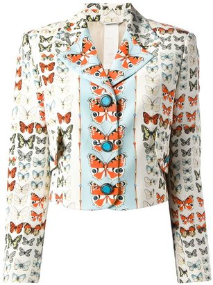 Versace Vintage butterfly print jacket