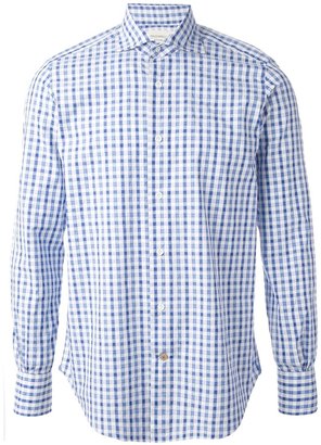 Mazzarelli checkered shirt