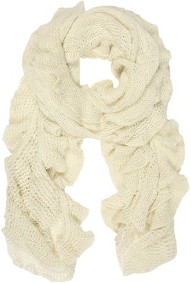 Jane Norman Shimmer ruffle scarf