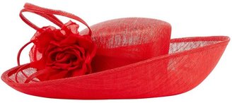 Jacques Vert Rachel trevor-morgan red corsage hat